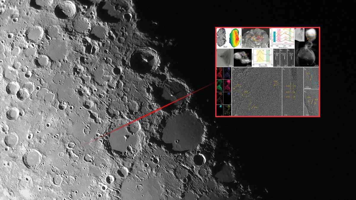 A new discovery in lunar dust rewrites the theory of the “carbon-poor” Moon