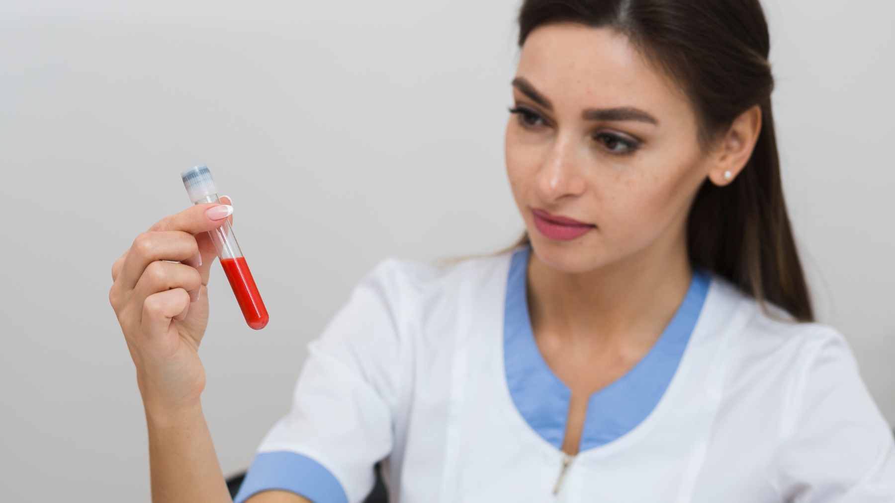 A laboratory technician analyzing blood samples at Siriraj Hospital, Mahidol University, where the rare B(A) phenotype was discovered.