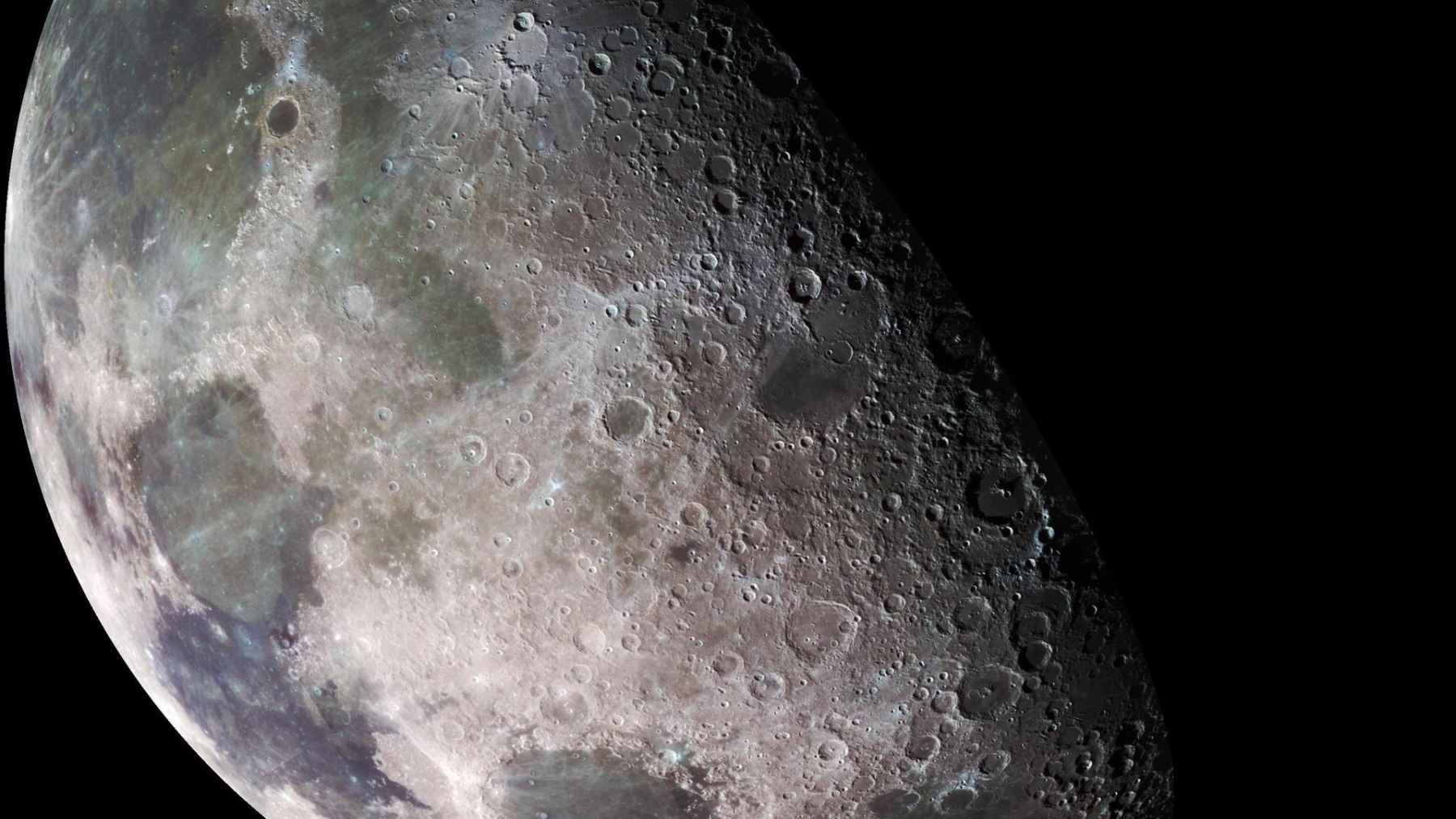 A 60-meter-wide asteroid approaching the Moon with the Earth visible in the distant background.