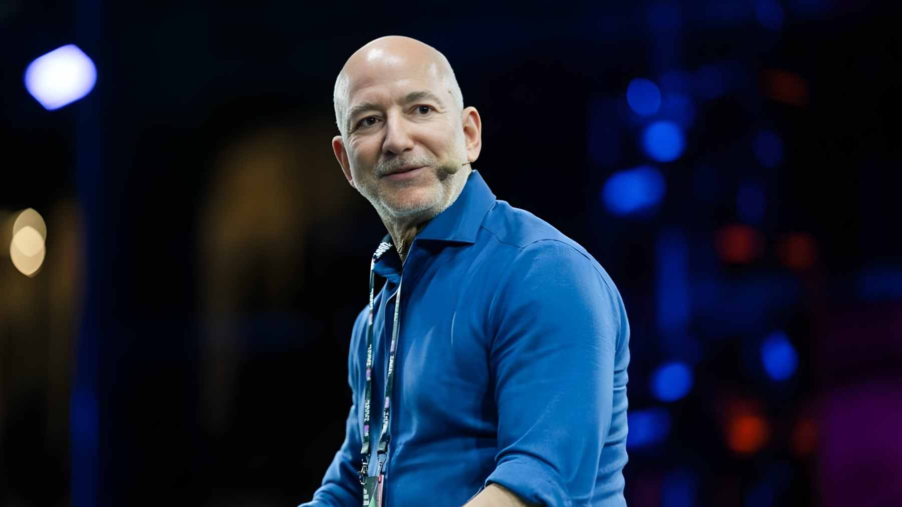 Jeff Bezos speaking at Italian Tech Week about the importance of human inventiveness in the age of artificial intelligence.