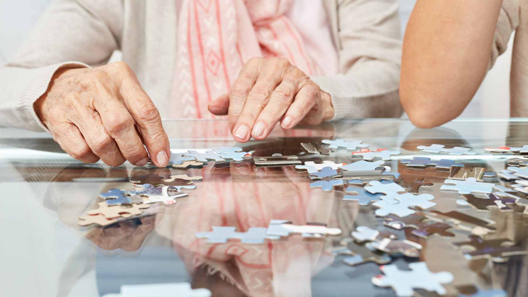 A close-up of a prebiotic fiber supplement powder next to a bowl of fiber-rich foods like whole grains and legumes, illustrating the gut-brain axis study.