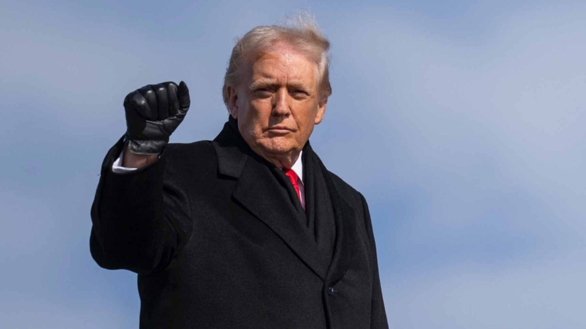 The USS Abraham Lincoln aircraft carrier underway in the Arabian Sea as part of a US military buildup near Iran.